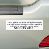 Bernie Sanders 2016 Car Bumper Sticker Autoaufkleber (Auf Auto)