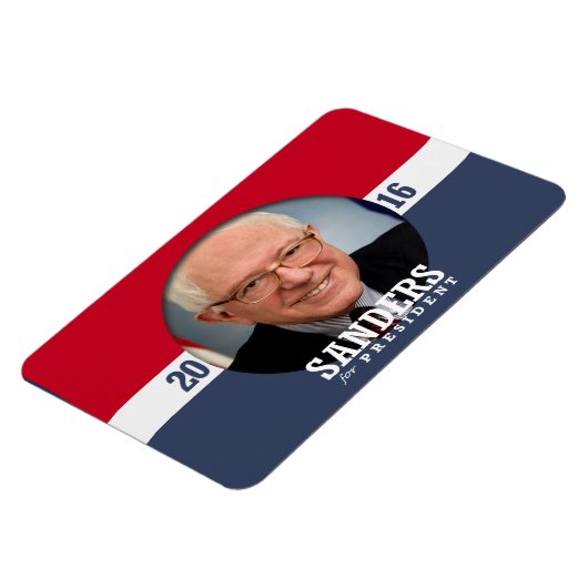 BERNIE SANDERS 2016 MAGNET (Linke Seite)