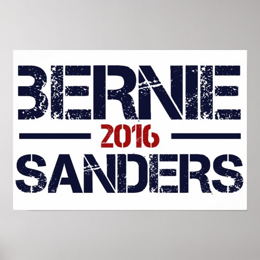 Bernie Sanders 2016 Poster (Vorne)