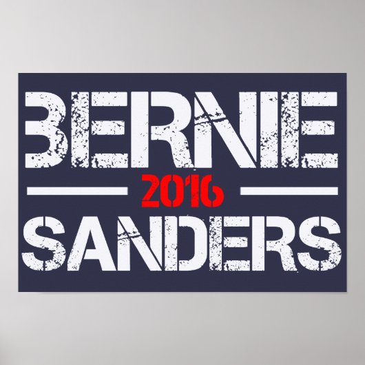 Bernie Sanders 2016 Poster (Vorne)
