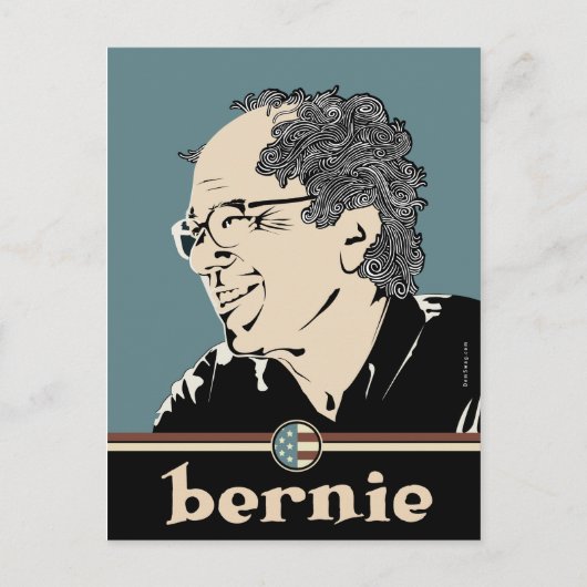 Bernie Sanders 2016 Postkarte (Vorderseite)