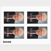 Bernie Sanders 2016 Rechteckiger Aufkleber (Blatt)