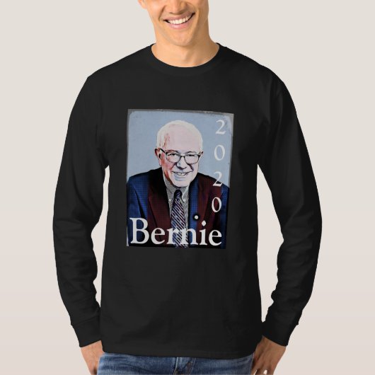 Bernie Sanders 2020 Präsidentschaftswahl T-Shirt (Vorderseite)