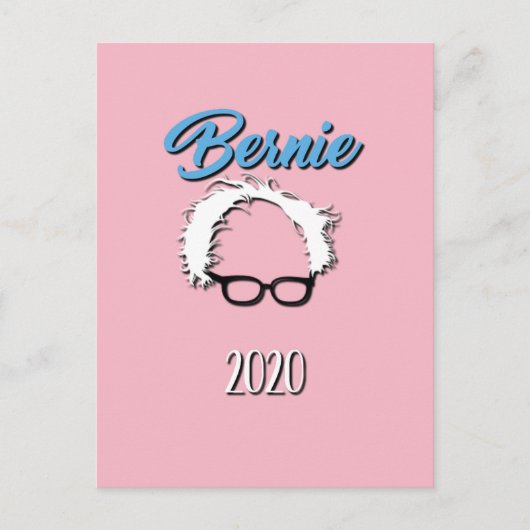 Bernie Sanders 2020 Protest Postkarte (Vorderseite)