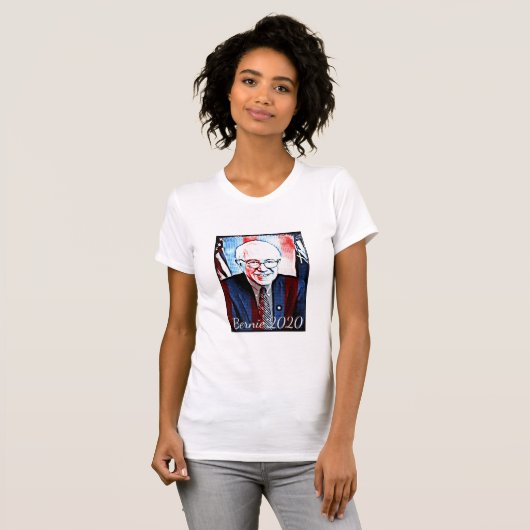Bernie Sanders 2020 Support Digital Art Shirt (Vorne ganz)