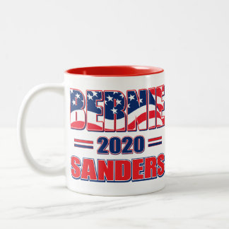Bernie-Sanders-2020 Zweifarbige Tasse