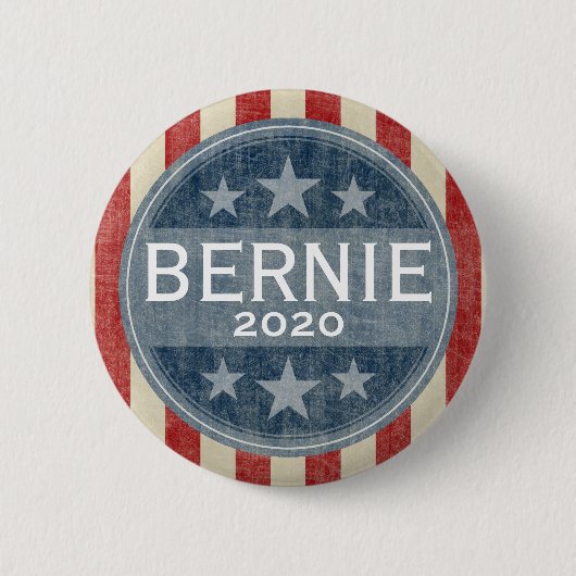 Bernie Sanders 202 - JAHR DER VERÄNDERUNG Button (Vorderseite)