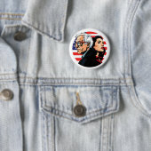 Bernie Sanders & AOC Fighting Oligarchie Tour Figh Button (Beispiel)