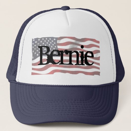 Bernie Sanders Baseball Cap Truckerkappe (Vorderseite)