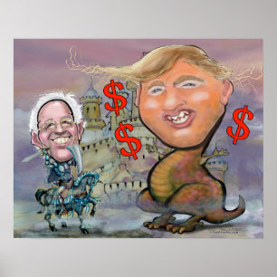 Bernie Sanders besteuert den Milliardärs-Biests Poster