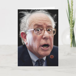 Bernie Sanders Birthday Card Feiertagskarte