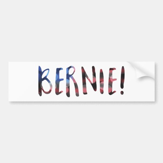 bernie sanders bokeh autoaufkleber (Vorne)