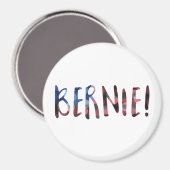 bernie sanders bokeh magnet (Vorderseite/Rückseite)