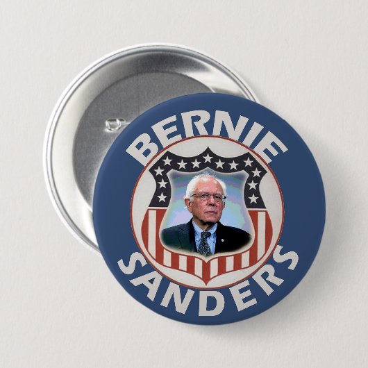 Bernie Sanders Button (Vorne & Hinten)