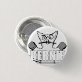 Bernie Sanders Cat mit Mittens Button (Vorne & Hinten)