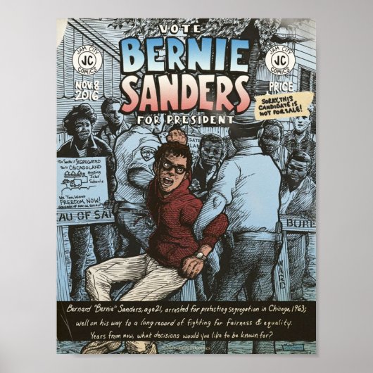 Bernie Sanders Circa 1963 Poster (Vorne)