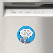 Bernie Sanders Comic Quote Magnet (In Situ (Geschirrspüler))