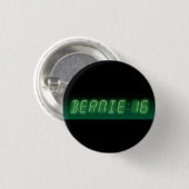Bernie Sanders Digital Readout Button (Vorne & Hinten)
