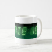Bernie Sanders Digital Readout Kaffeetasse (VorderseiteRechts)