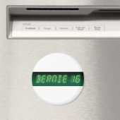 Bernie Sanders Digital Readout Magnet (In Situ (Geschirrspüler))