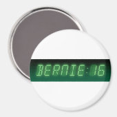 Bernie Sanders Digital Readout Magnet (Vorderseite/Rückseite)