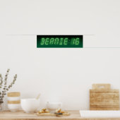 Bernie Sanders Digital Readout Poster (Küche)