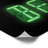 Bernie Sanders Digital Readout Poster (Ecke)