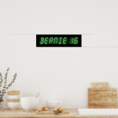 Bernie Sanders Digital Readout Poster (Küche)