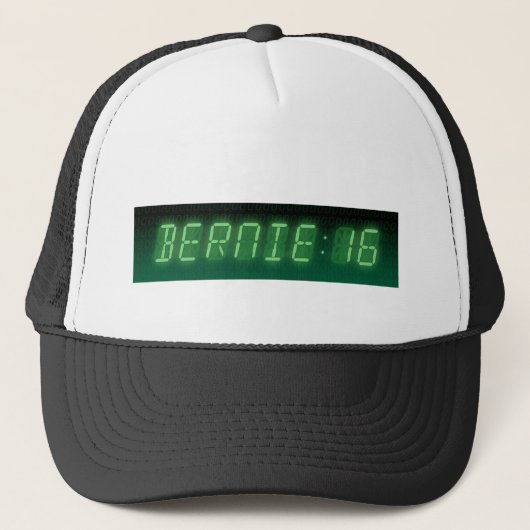Bernie Sanders Digital Readout Truckerkappe (Vorderseite)