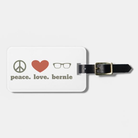 Bernie Sanders Election Swag Gepäckanhänger (Vorderseite horizontal)