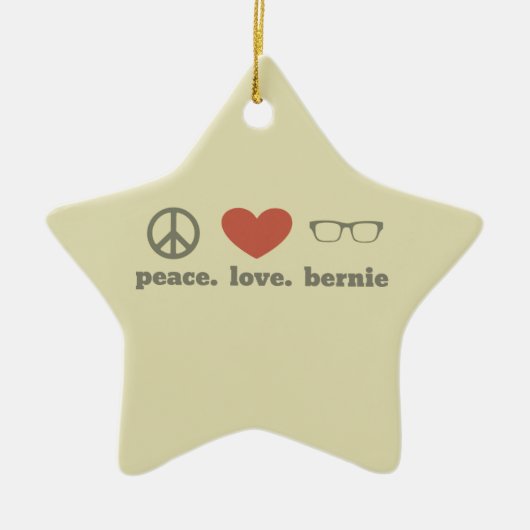 Bernie Sanders Election Swag Keramikornament (Vorne)