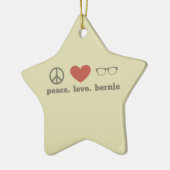 Bernie Sanders Election Swag Keramikornament (Links)
