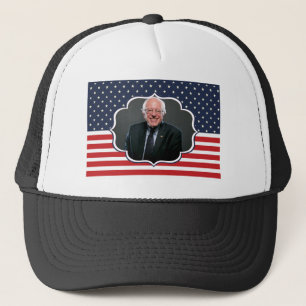 Bernie-Sanders-Flagge Truckerkappe