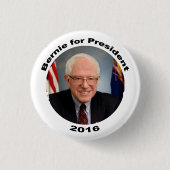 Bernie Sanders für Präsident 2016 Button (Vorderseite)