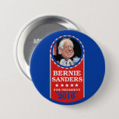 Bernie Sanders für Präsident 2016 Button (Vorne & Hinten)