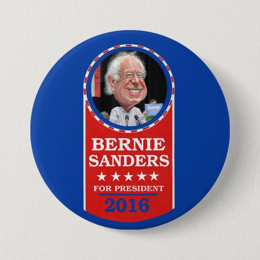 Bernie Sanders für Präsident 2016 Button (Vorderseite)