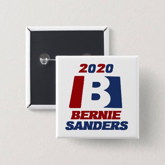 Bernie Sanders für Präsident 2020 Button (Vorne & Hinten)