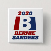 Bernie Sanders für Präsident 2020 Button (Vorderseite)
