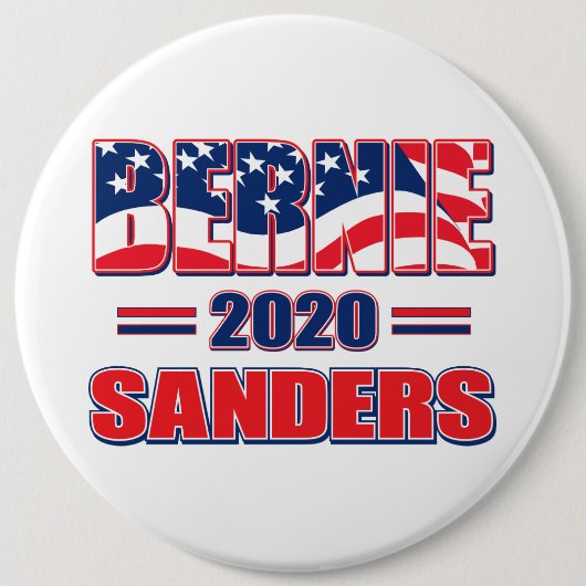 Bernie Sanders für Präsident 2020 Button (Vorderseite)