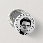 Bernie Sanders für Präsident Button (Vorne & Hinten)