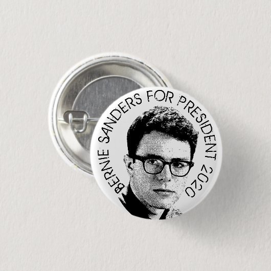 Bernie Sanders für Präsident Button (Vorne & Hinten)