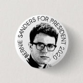 Bernie Sanders für Präsident Button (Vorderseite)