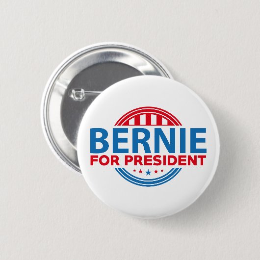 Bernie Sanders für Präsident Button (Vorne & Hinten)