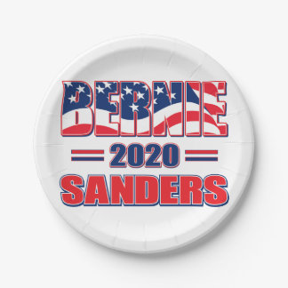 Bernie Sanders für Präsident Pappteller