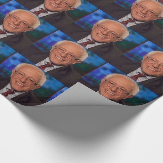 Bernie Sanders Geschenkpapier (Ecke)