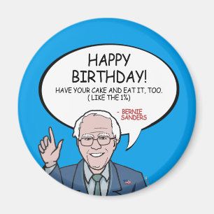 Bernie Sanders Grußkarte - Alles Gute zum Geburtst Magnet