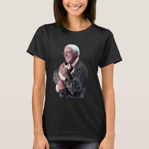 Bernie Sanders Hugging Ca Süße Tier Lover T-Shirt