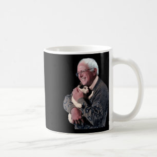 Bernie Sanders Hugging Cat Shirt Süße Tier Lover Kaffeetasse