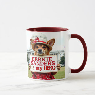 Bernie Sanders ist meine Heldin Cat Resistance Bew Tasse