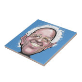 Bernie Sanders Karikatur Fliese (Seite)
